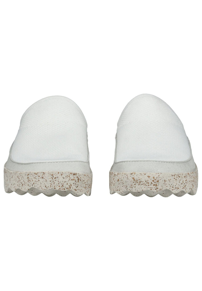 ASPORTUGUESAS Pantoletten Textil Weiß