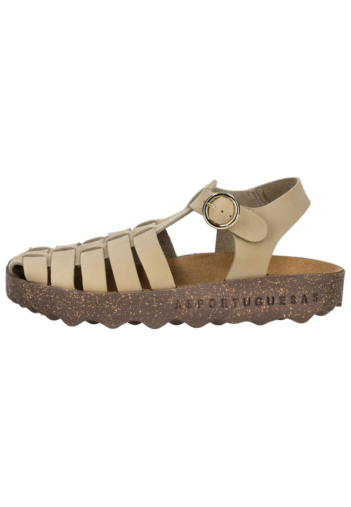 Sandalen ASPORTUGUESAS Sandalen Lederimitat Beige