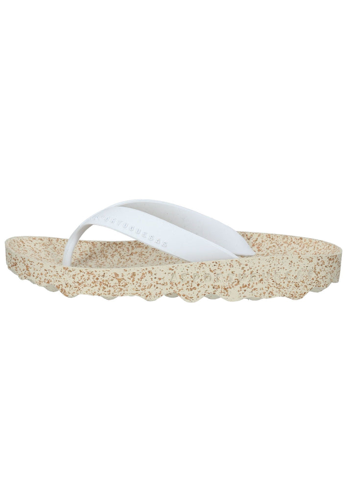 Sandalen ASPORTUGUESAS Zehensteg Gummi Weiß