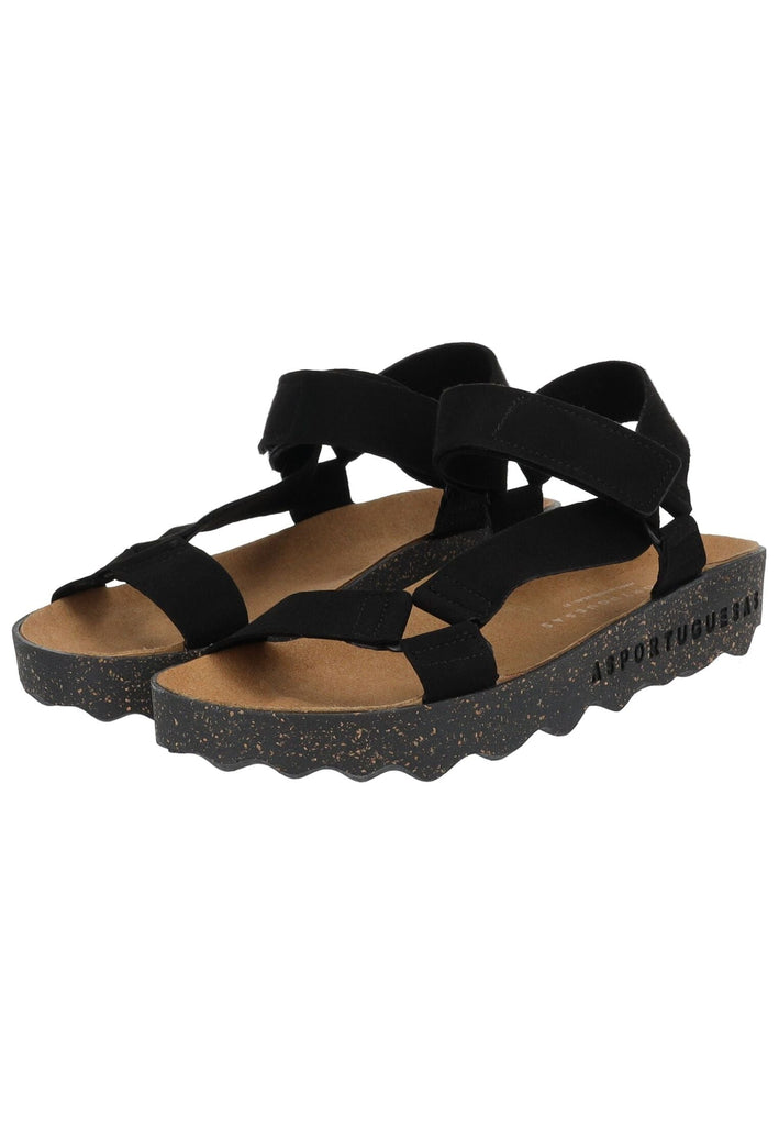 ASPORTUGUESAS Sandalen Leder Schwarz