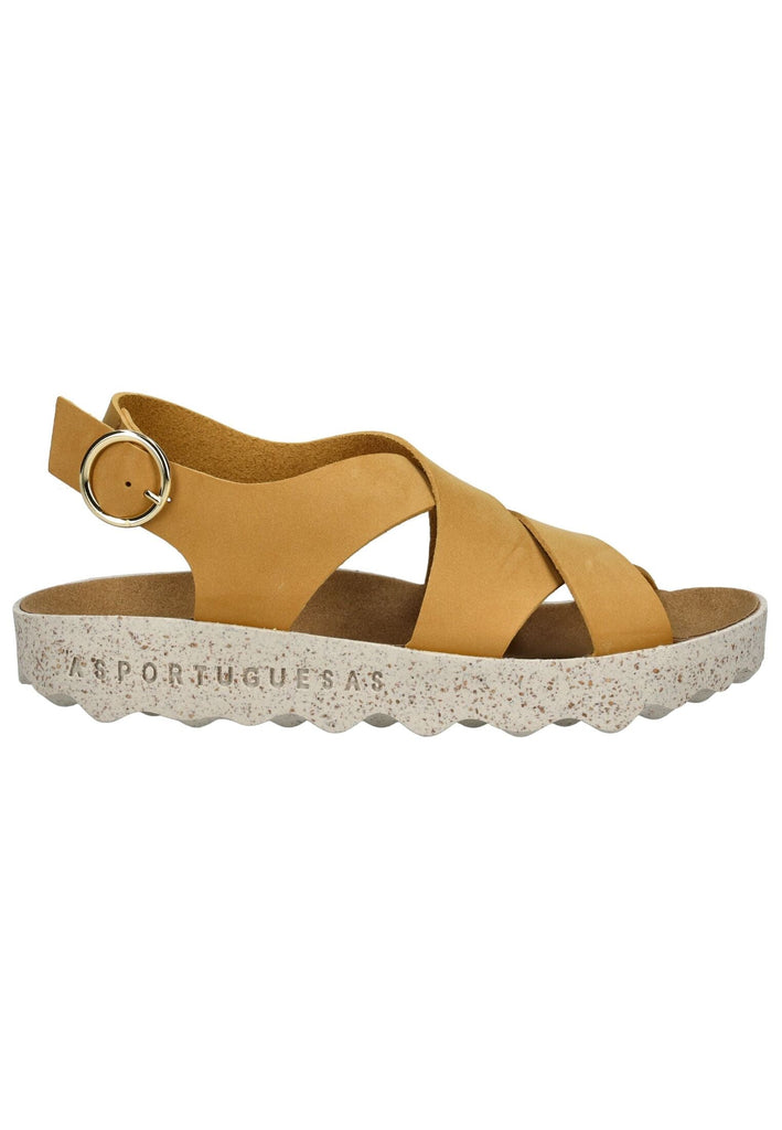 ASPORTUGUESAS Sandalen Lederimitat Camel