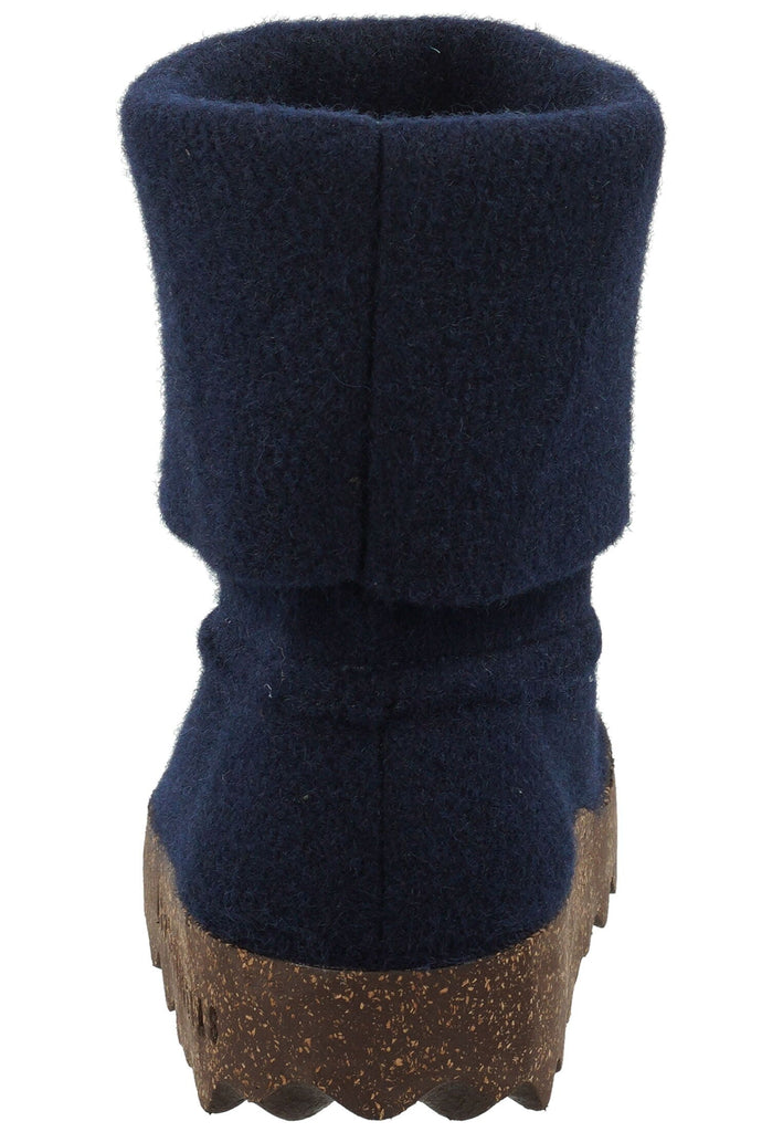 ASPORTUGUESAS Stiefelette Filz Dunkelblau