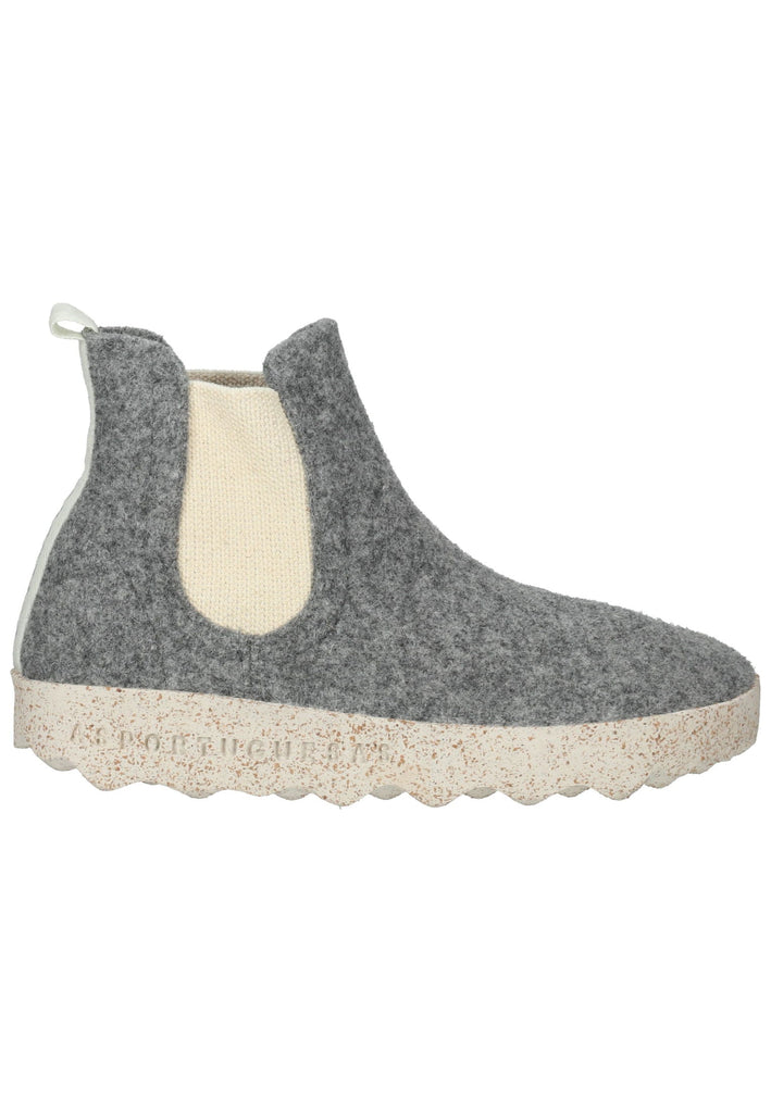 ASPORTUGUESAS Stiefelette Filz Grau