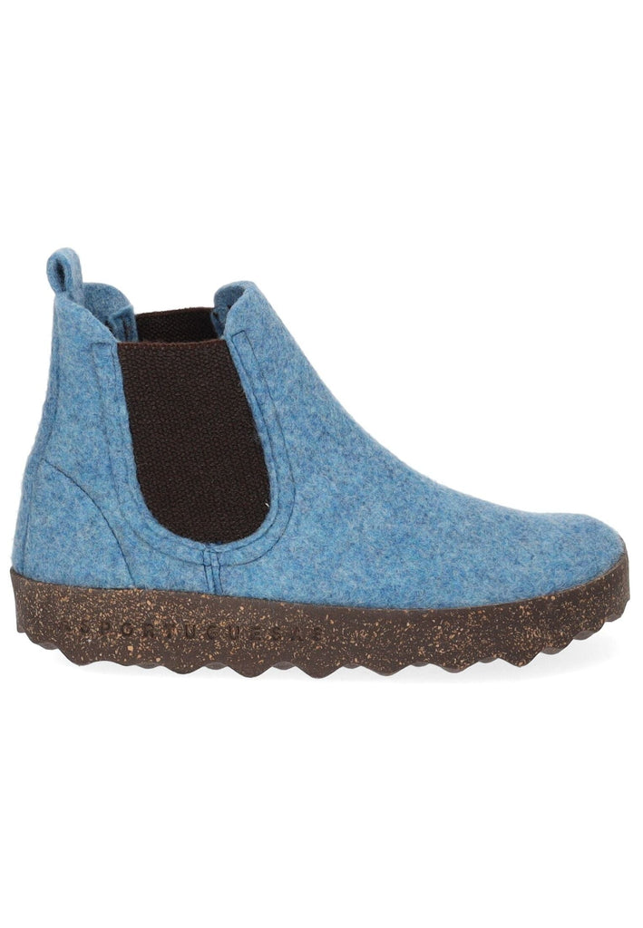 ASPORTUGUESAS Stiefelette Filz Hellblau