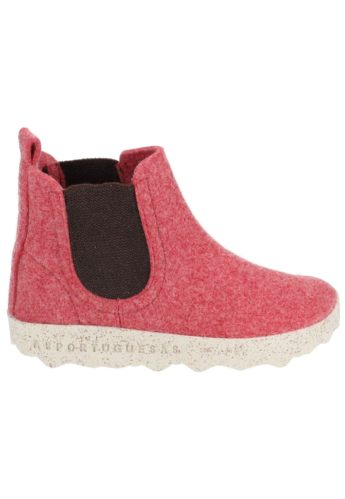 ASPORTUGUESAS Stiefelette Filz Hellrot
