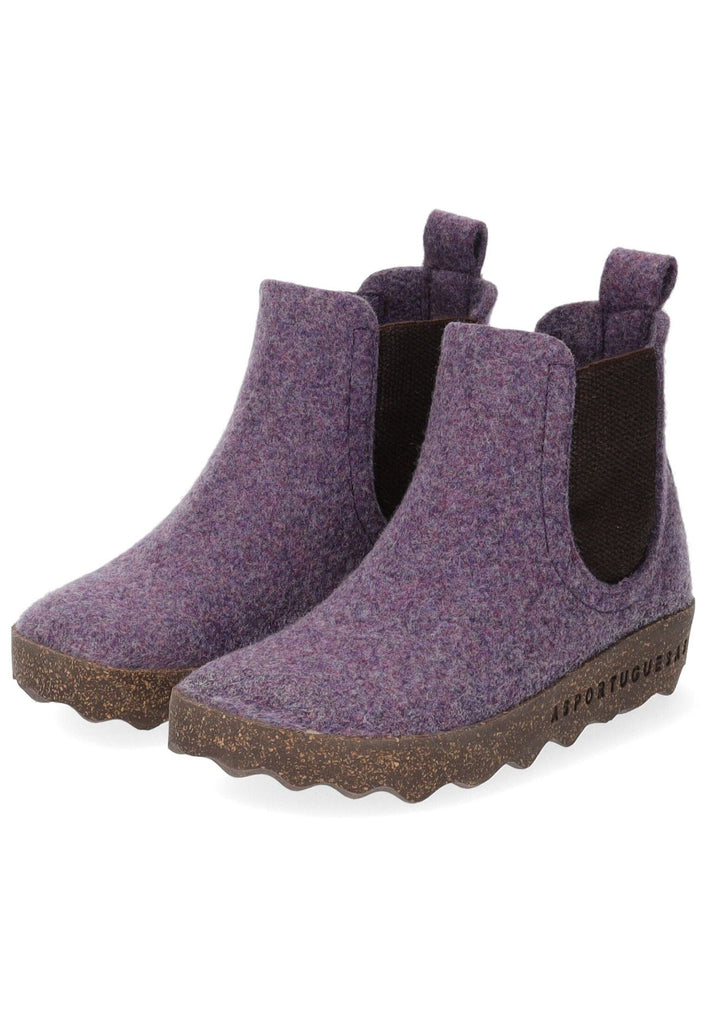 ASPORTUGUESAS Stiefelette Filz Purple