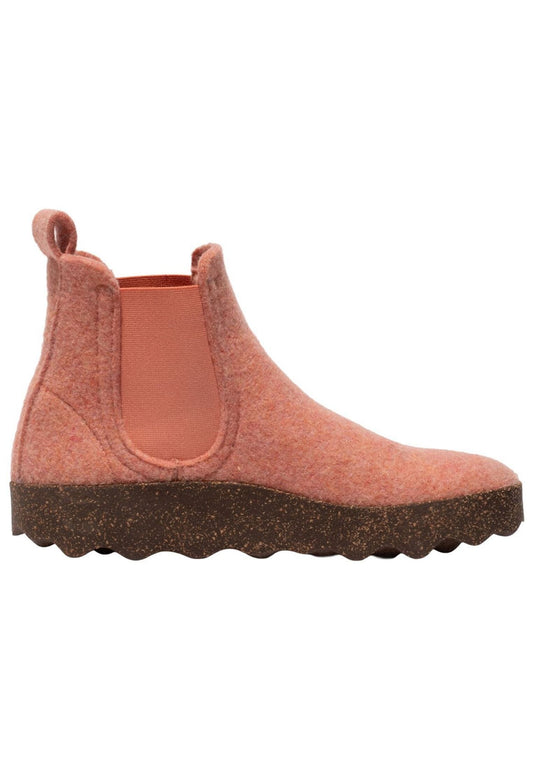 ASPORTUGUESAS Stiefelette Filz Salmon Warmfutter