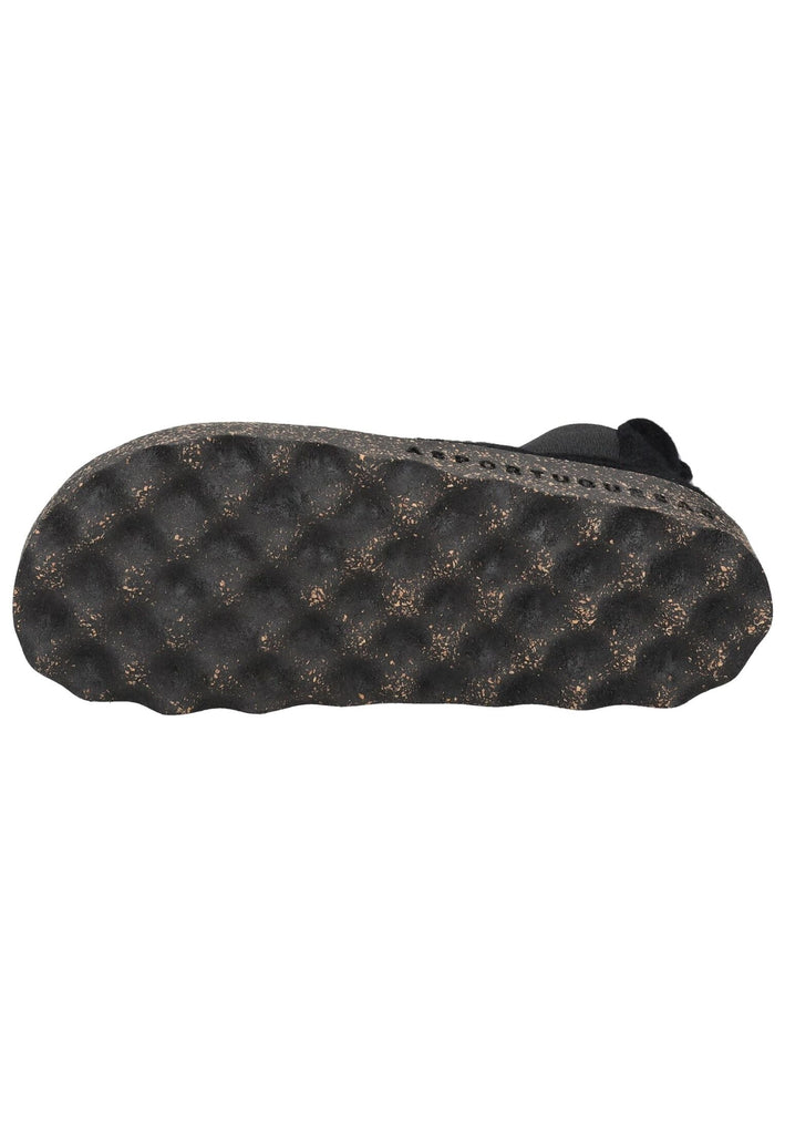 ASPORTUGUESAS Stiefelette Filz Schwarz/Schwarz