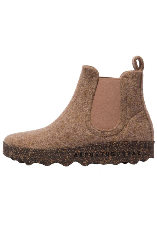 ASPORTUGUESAS Stiefelette Filz Taupe