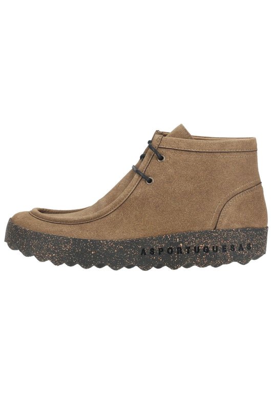 ASPORTUGUESAS Stiefelette Veloursleder Braun