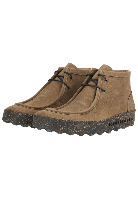ASPORTUGUESAS Stiefelette Veloursleder Braun