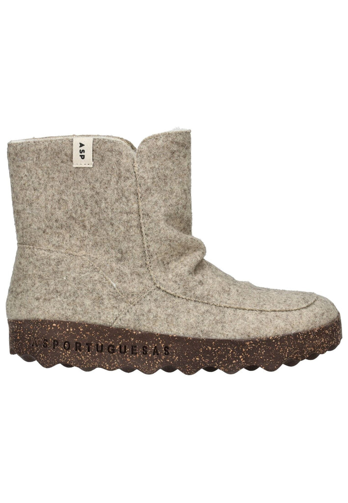 ASPORTUGUESAS Stiefelette Wolle Natural Warmfutter