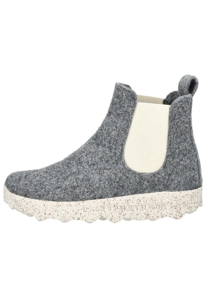 Stiefeletten ASPORTUGUESAS Stiefelette Filz Mittelgrau
