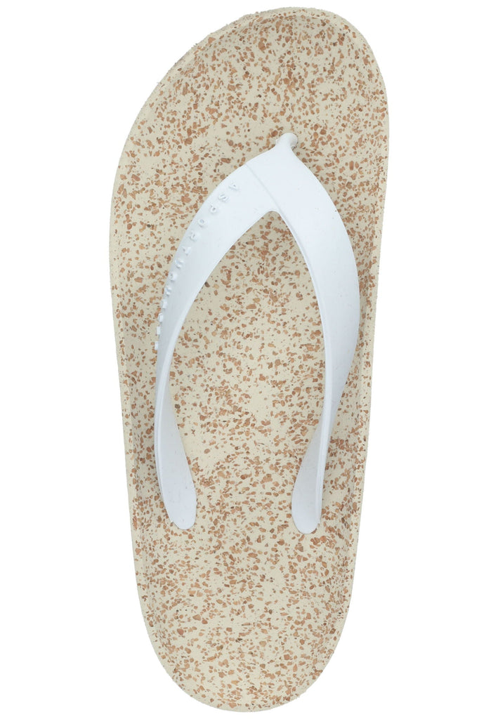 ASPORTUGUESAS Zehensteg Gummi Weiß