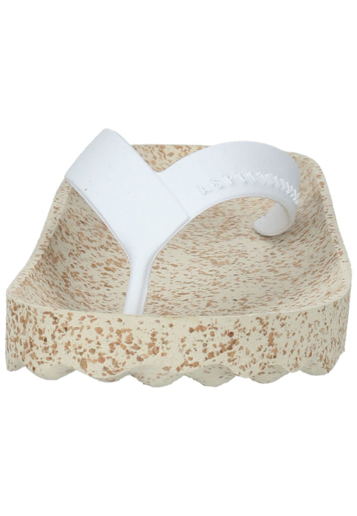 ASPORTUGUESAS Zehensteg Gummi Weiß