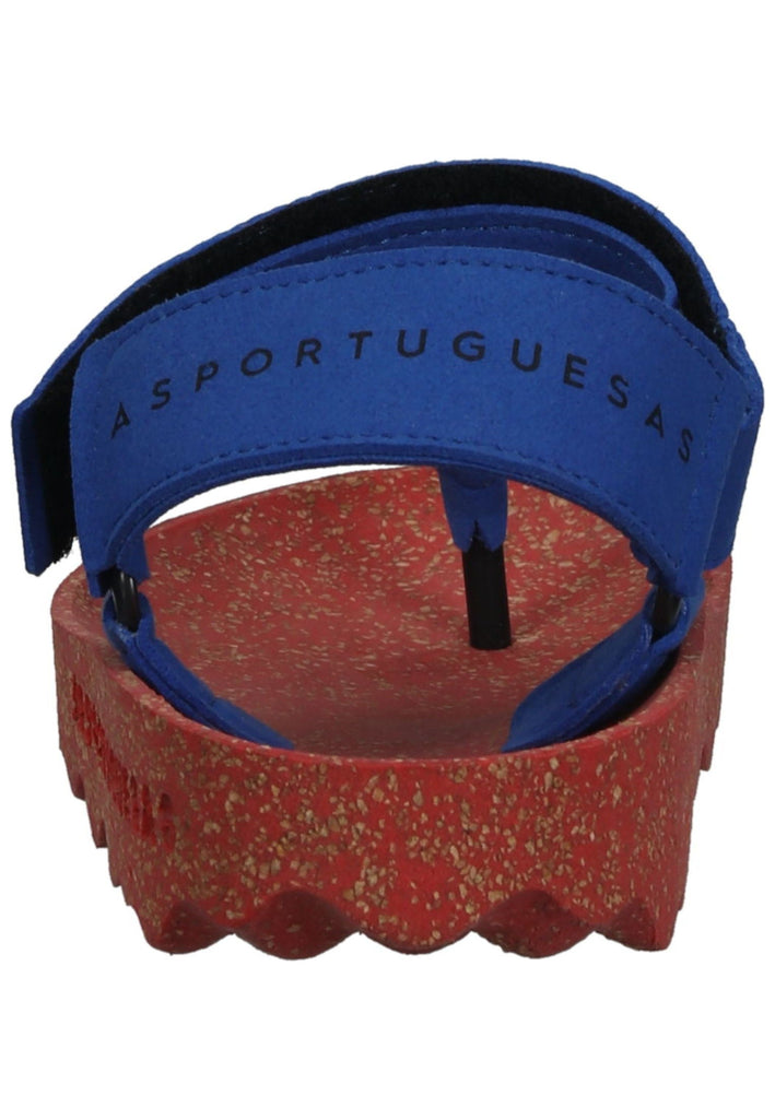 ASPORTUGUESAS Zehensteg Lederimitat Blau
