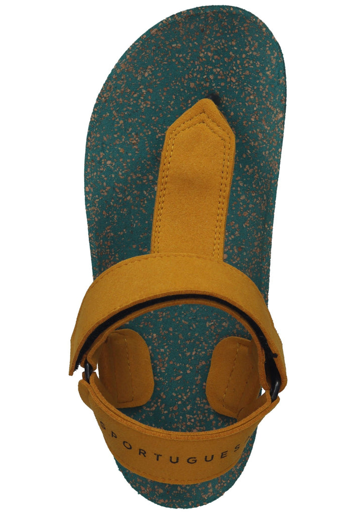 ASPORTUGUESAS Zehensteg Lederimitat Gelb