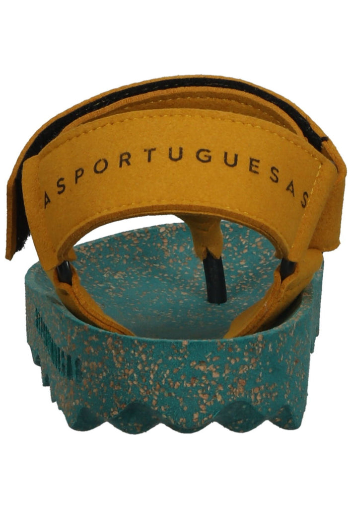 ASPORTUGUESAS Zehensteg Lederimitat Gelb