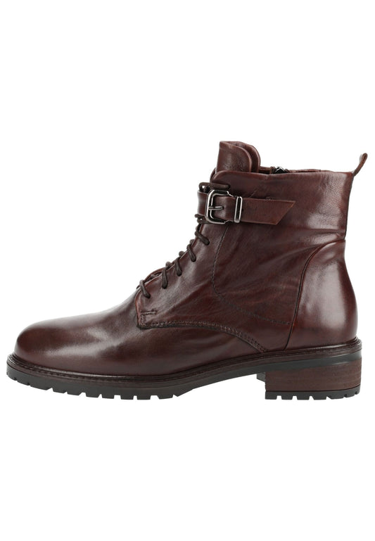 B.Z. MODA by EVERYBODY Stiefelette Leder Rotbraun