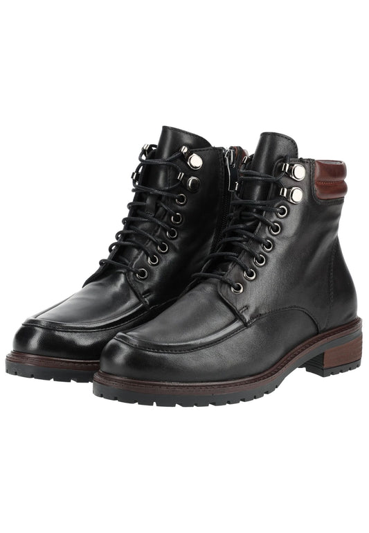 B.Z. MODA by EVERYBODY Stiefelette Leder Schwarz/Schwarz