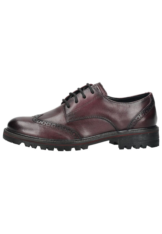 Bagatt Halbschuhe Leder Bordeaux