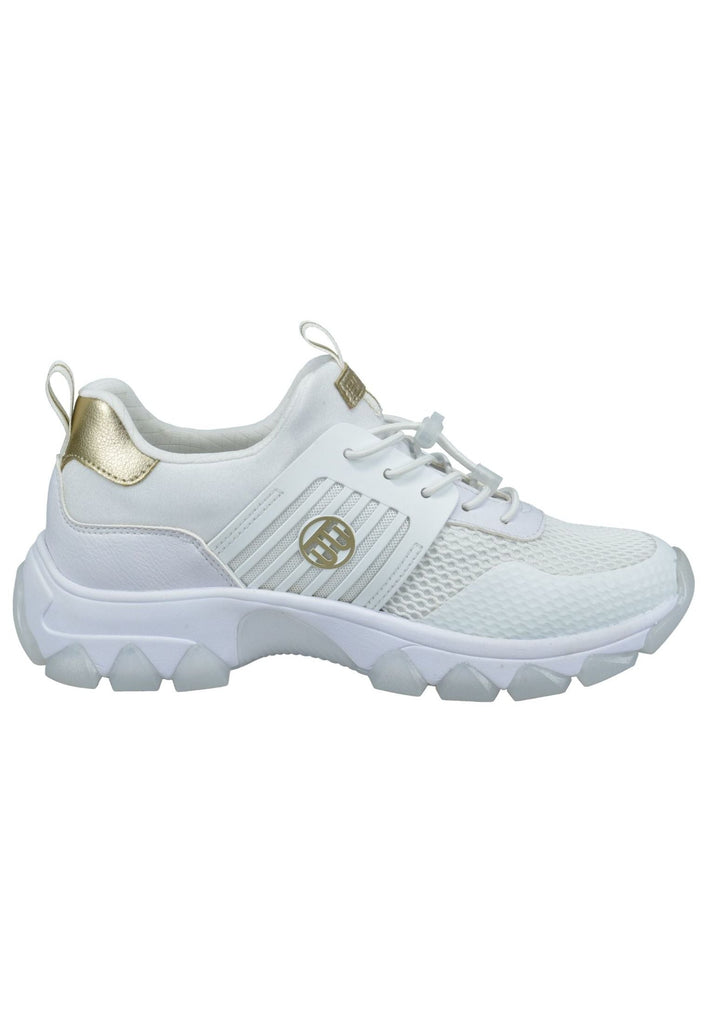 Bagatt Sneaker Leder/Textil Weiß/Gold