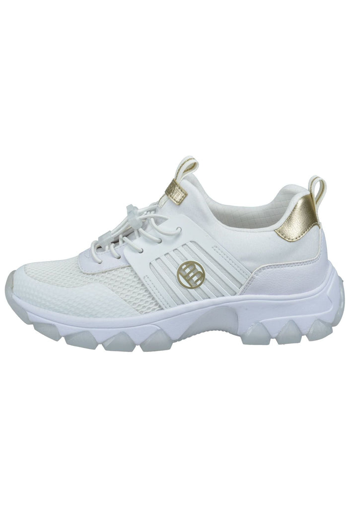 Bagatt Sneaker Leder/Textil Weiß/Gold