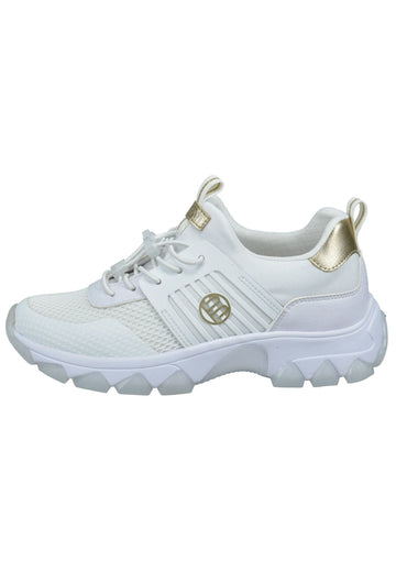 Bagatt Sneaker Leder/Textil Weiß/Gold