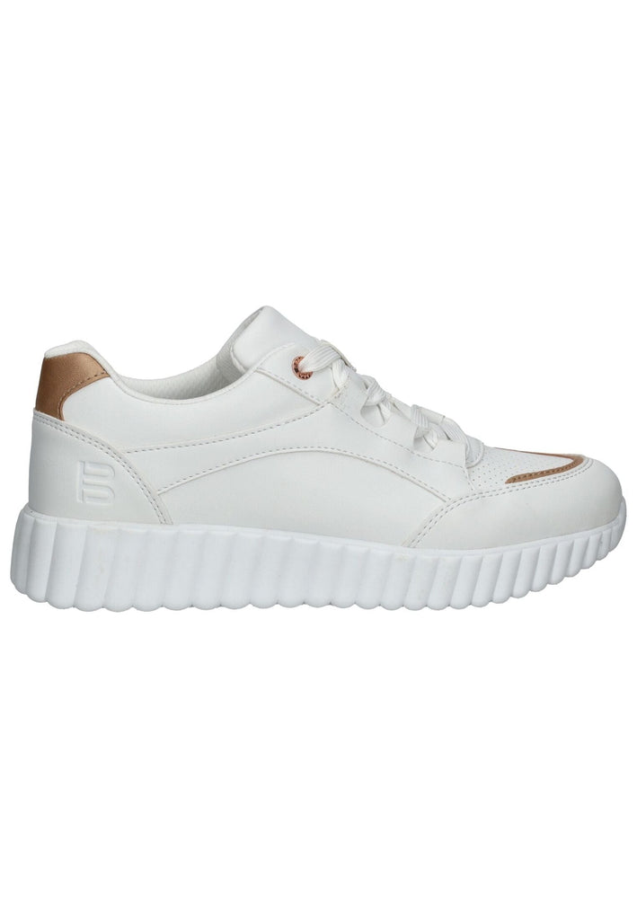 Bagatt Sneaker Lederimitat Weiß/Gold