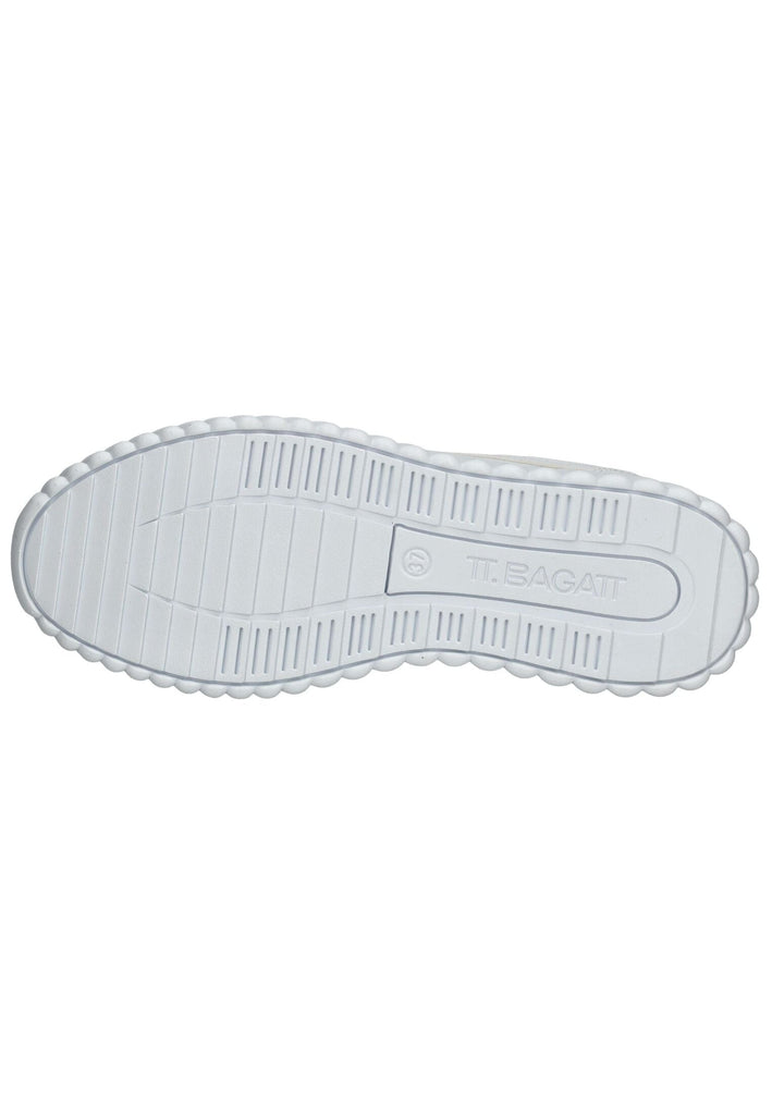 Bagatt Sneaker Lederimitat Weiß/Gold