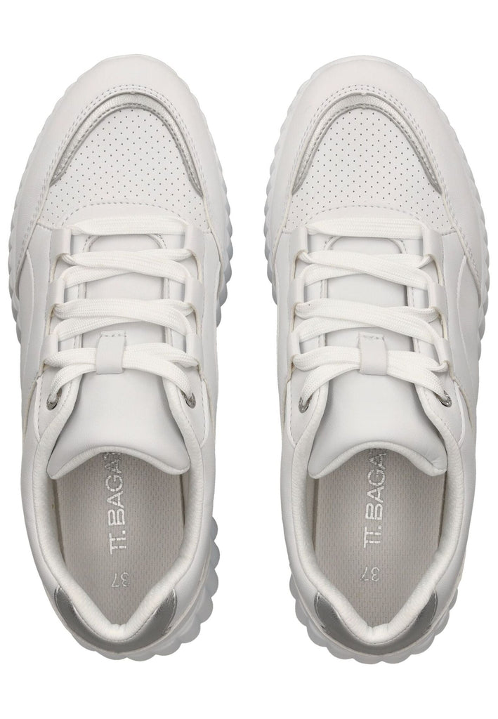 Bagatt Sneaker Lederimitat Weiß/Silber