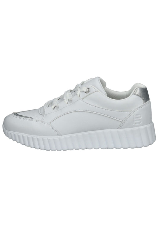 Bagatt Sneaker Lederimitat Weiß/Silber