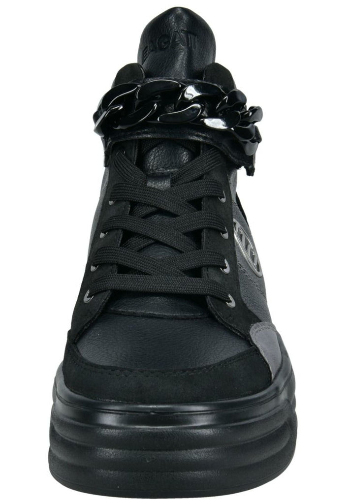 Bagatt Sneaker Nappaleder Schwarz/Silber