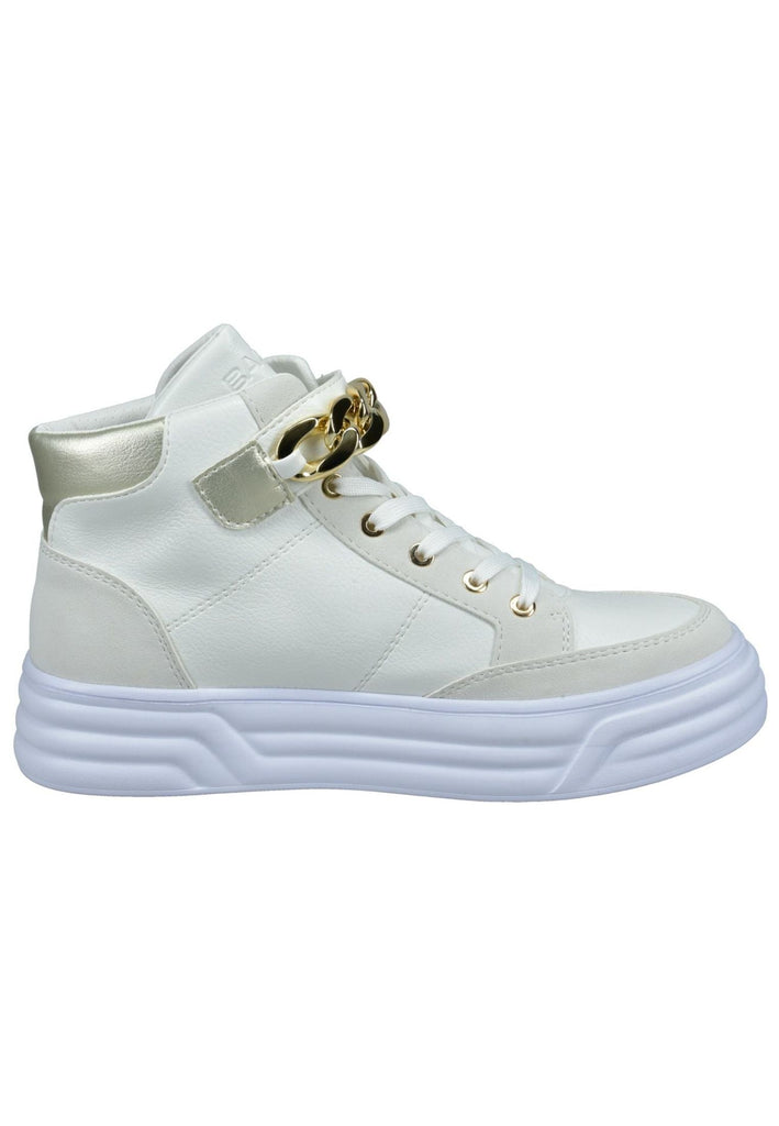 Bagatt Sneaker Nappaleder Weiß/Gold