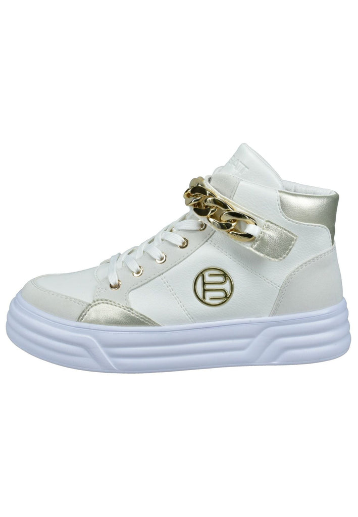 Bagatt Sneaker Nappaleder Weiß/Gold