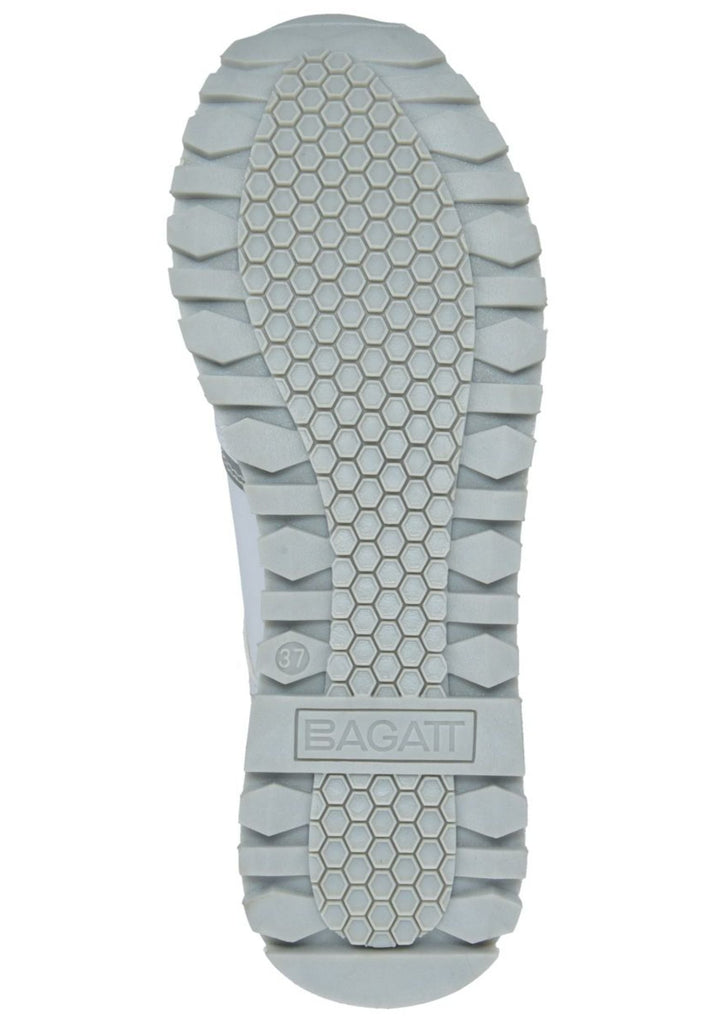 Bagatt Sneaker Nappaleder Weiß/Silber