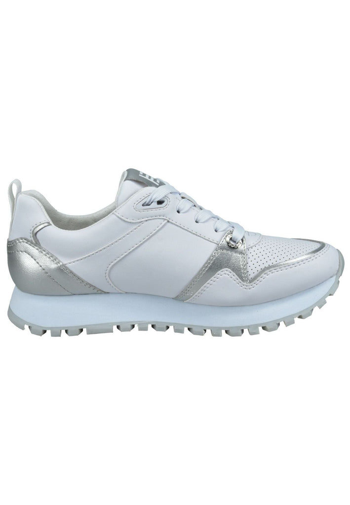 Bagatt Sneaker Nappaleder Weiß/Silber
