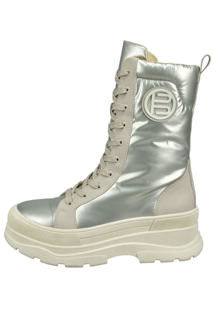 Stiefel Bagatt Stiefel Lederimitat/Textil Beige/Silber Warmfutter