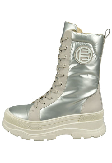 Stiefel Bagatt Stiefel Lederimitat/Textil Beige/Silber Warmfutter