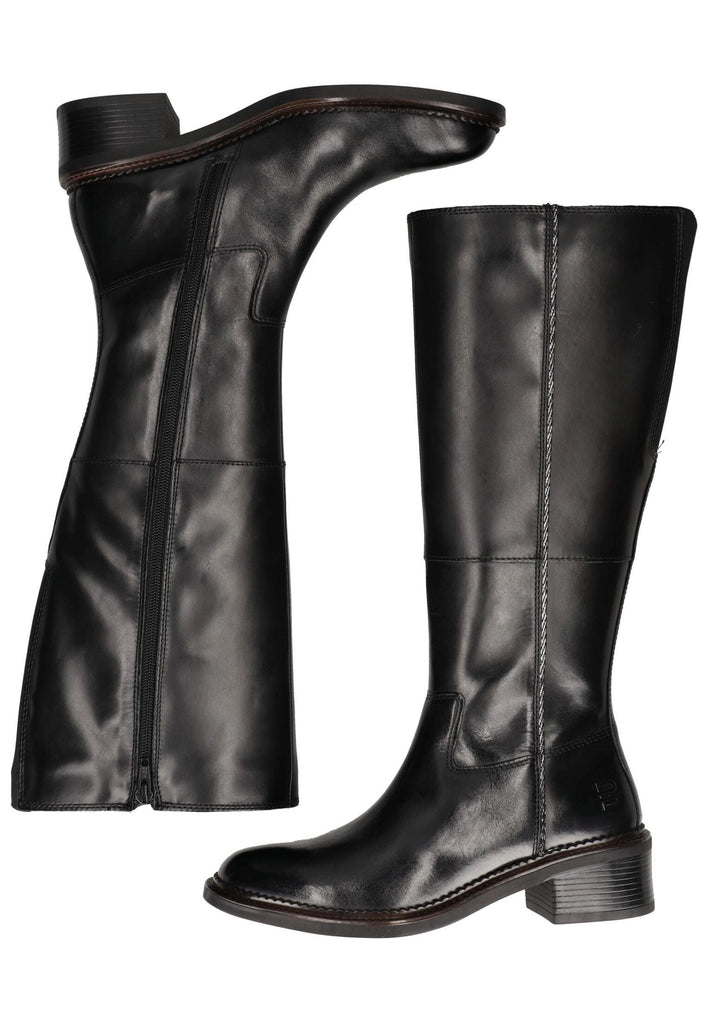 Bagatt Stiefel Leder Schwarz