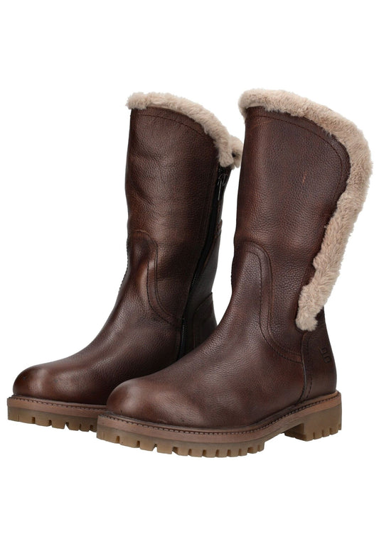 Bagatt Stiefel Lederimitat Braun/Beige Warmfutter