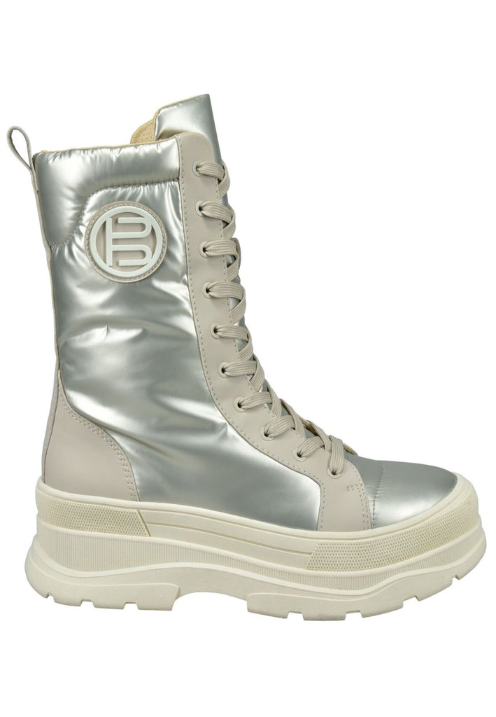 Bagatt Stiefel Lederimitat/Textil Beige/Silber Warmfutter