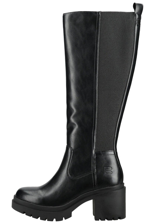 Bagatt Stiefel Lederimitat/Textil Schwarz