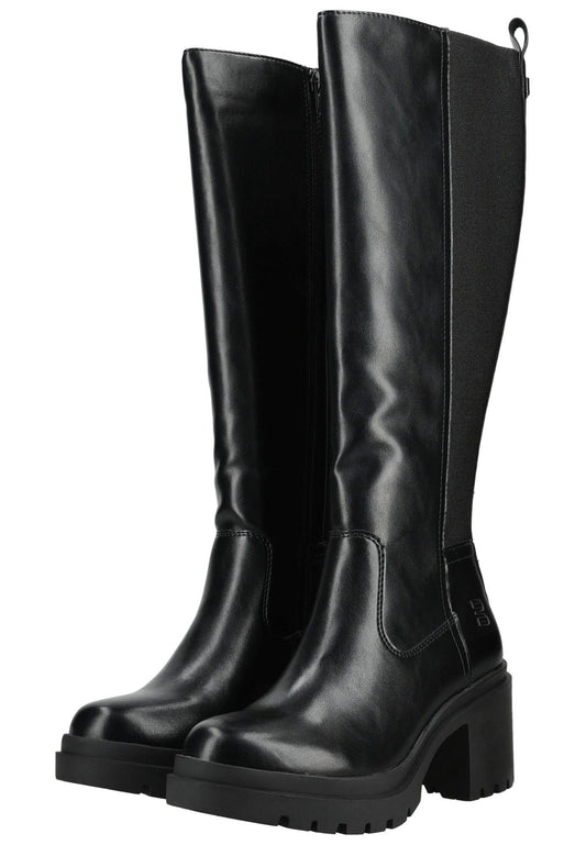 Bagatt Stiefel Lederimitat/Textil Schwarz