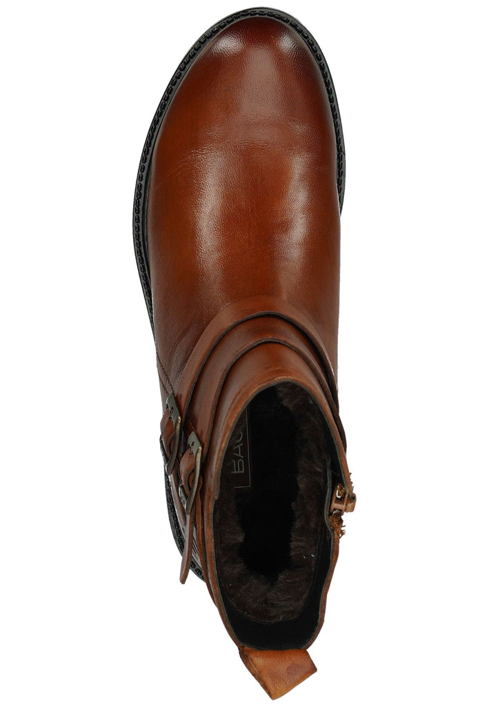 Bagatt Stiefelette Leder Cognac Warmfutter
