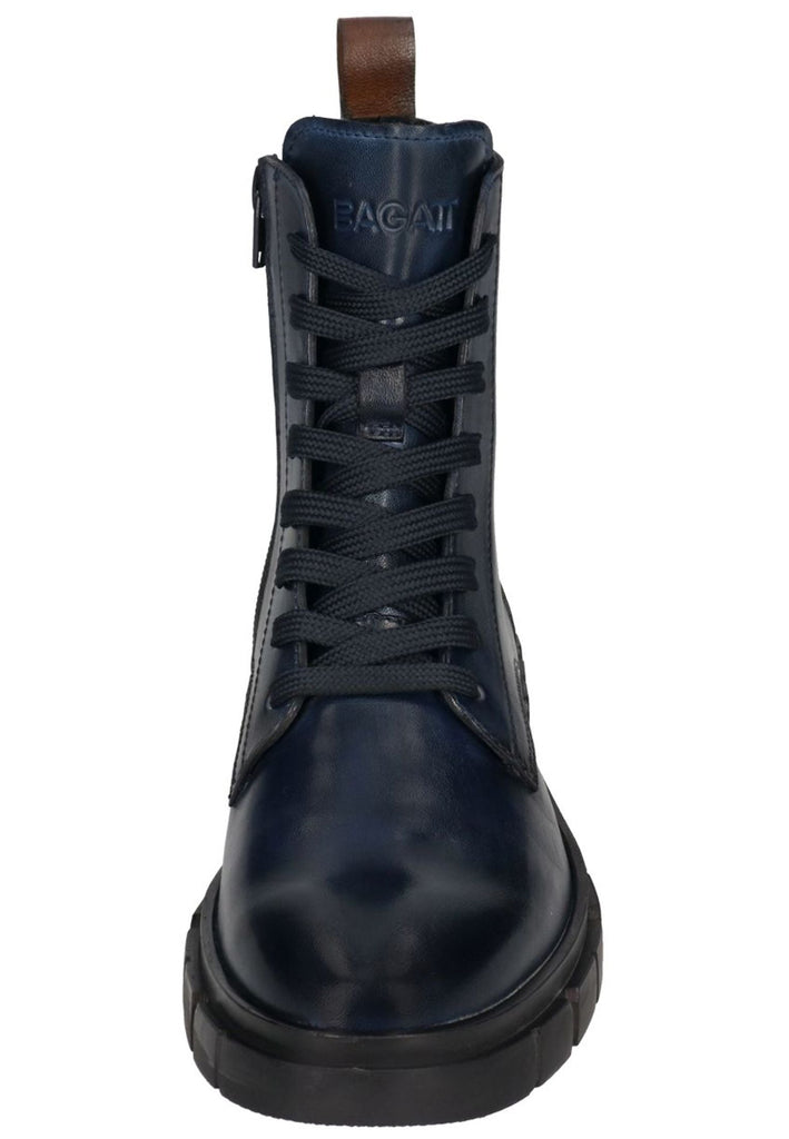 Bagatt Stiefelette Leder Dunkelblau/Braun