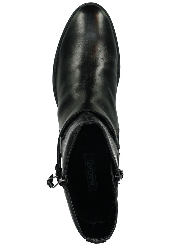 Bagatt Stiefelette Leder Schwarz Warmfutter