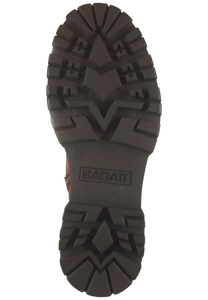 Bagatt Stiefelette Leder/Textil Braun Warmfutter