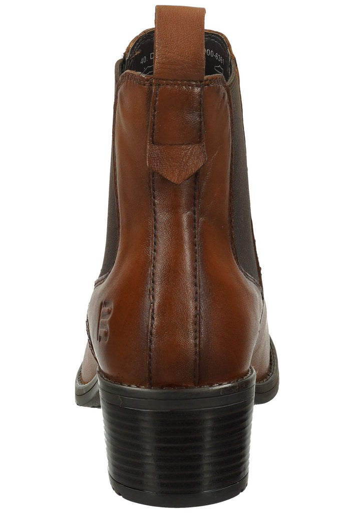 Bagatt Stiefelette Leder/Textil Cognac