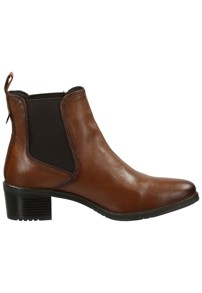 Bagatt Stiefelette Leder/Textil Cognac